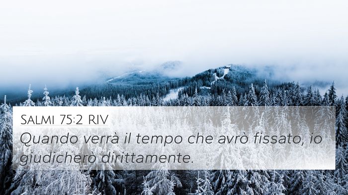 Salmi 75:2 RIV Bible Verse Image
