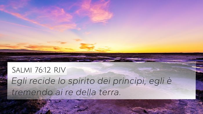 Salmi 76:12 RIV Bible Verse Image
