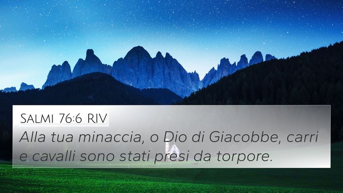 Salmi 76:6 RIV Bible Verse Image