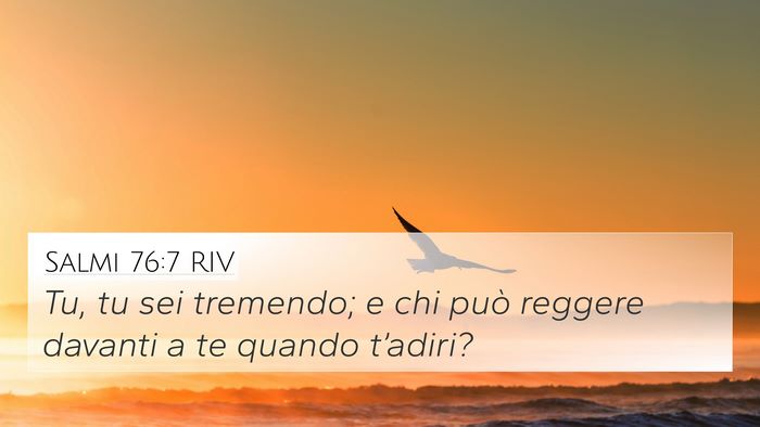 Salmi 76:7 RIV Bible Verse Image