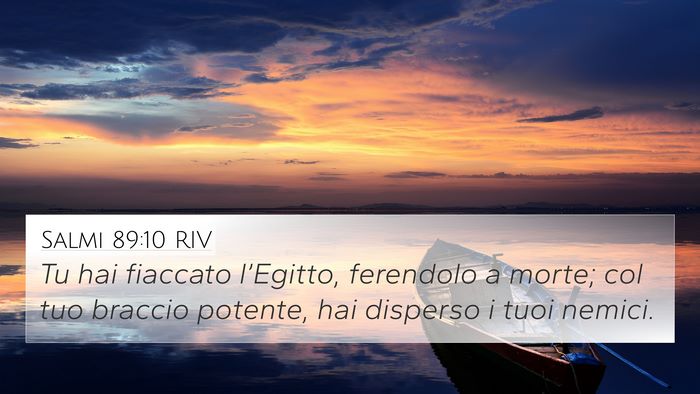 Salmi 89:10 RIV Bible Verse Image