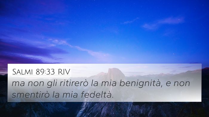 Salmi 89:33 RIV Bible Verse Image