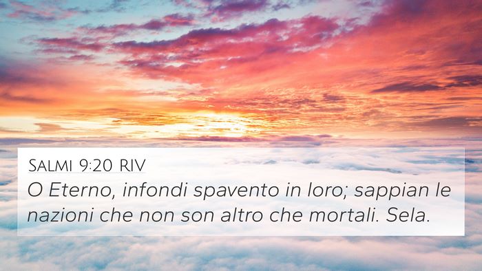Salmi 9:20 RIV Bible Verse Image