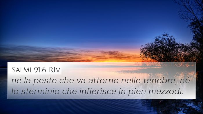 Salmi 91:6 RIV Bible Verse Image