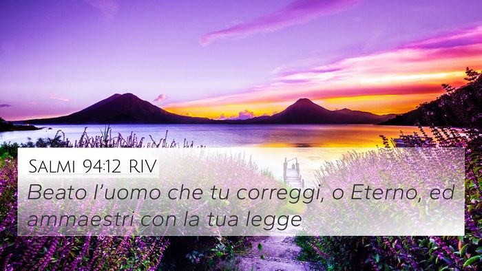 Salmi 94:12 RIV Bible Verse Image