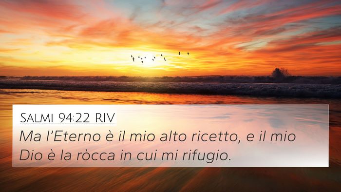 Salmi 94:22 RIV Bible Verse Image