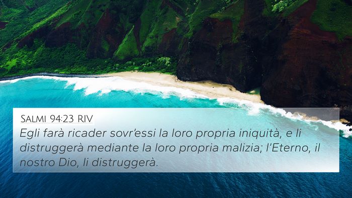 Salmi 94:23 RIV Bible Verse Image