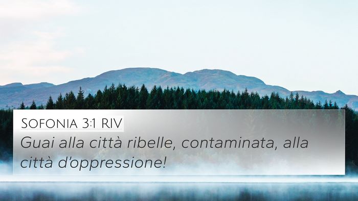 Sofonia 3:1 RIV Bible Verse Image
