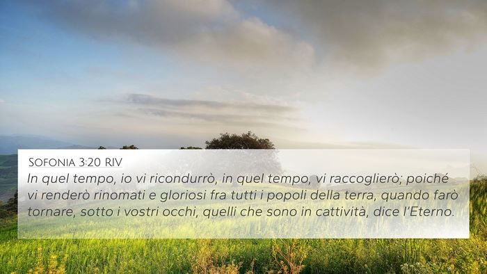 Sofonia 3:20 RIV Bible Verse Image