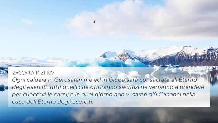 Zaccaria 14:21 RIV Bible Verse Image