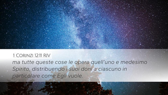 1 Corinzi 12:11 RIV Bible Verse Image