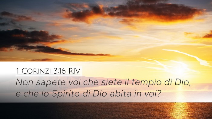 1 Corinzi 3:16 RIV Bible Verse Image