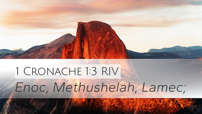 1 Cronache 1:3 RIV Desktop Wallpaper - Enoc, Methushelah, - Desktop Bible Verse Wallpaper
