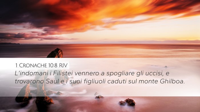 1 Cronache 10:8 RIV Bible Verse Image