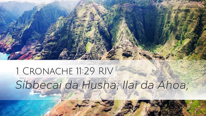 1 Cronache 11:29 RIV Bible Verse Image