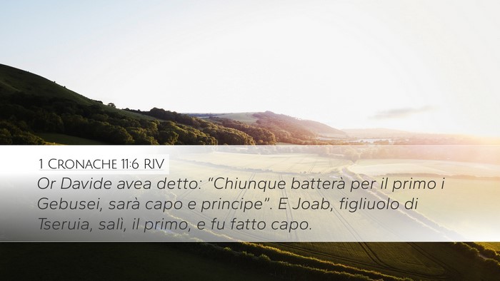 1 Cronache 11:6 RIV Bible Verse Image