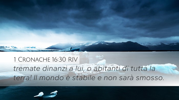 1 Cronache 16:30 RIV Bible Verse Image