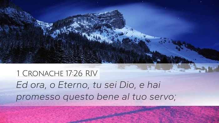 1 Cronache 17:26 RIV Bible Verse Image