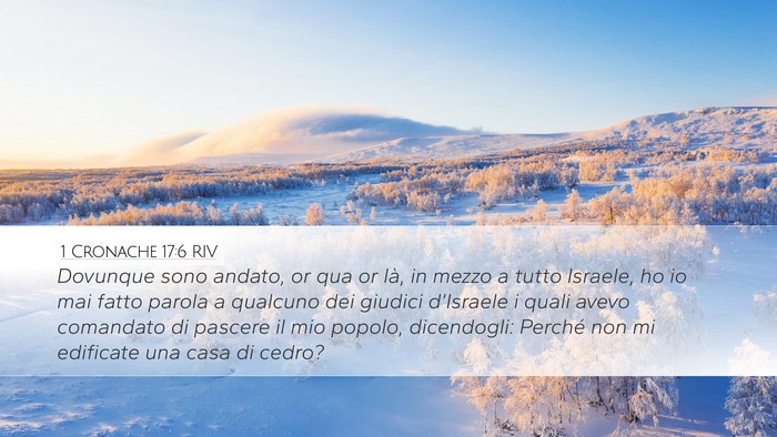 1 Cronache 17:6 RIV Bible Verse Image