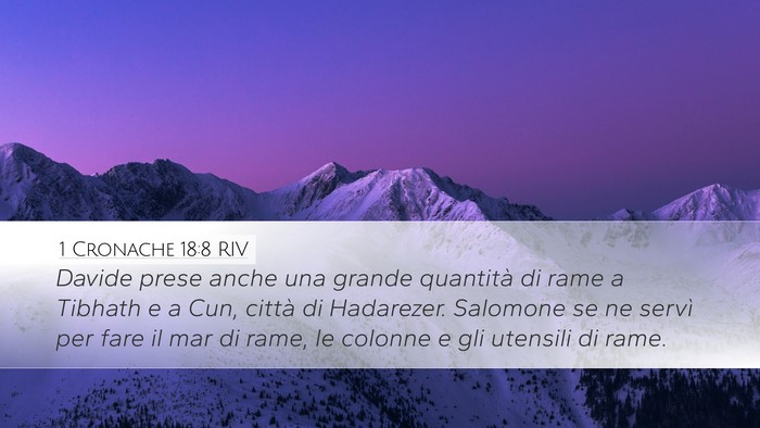 1 Cronache 18:8 RIV Bible Verse Image