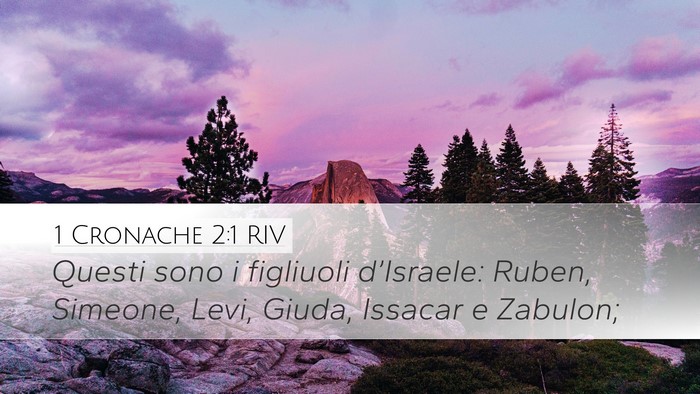 1 Cronache 2:1 RIV Bible Verse Image
