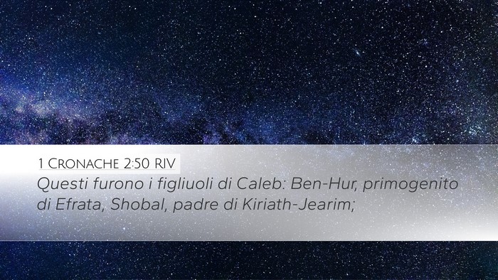 1 Cronache 2:50 RIV Bible Verse Image