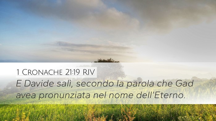 1 Cronache 21:19 RIV Bible Verse Image