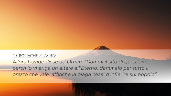 1 Cronache 21:22 RIV Bible Verse Image