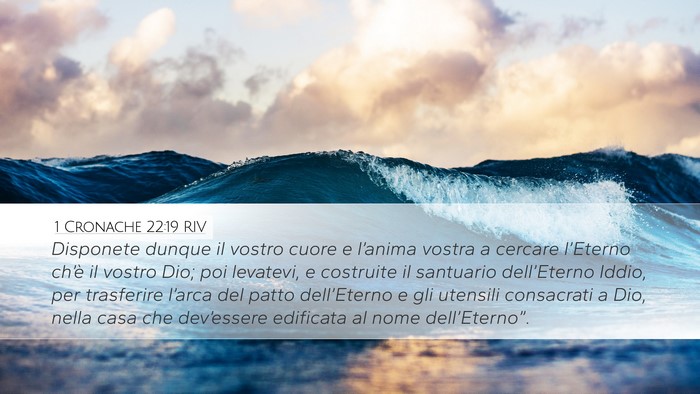 1 Cronache 22:19 RIV Bible Verse Image