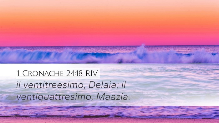 1 Cronache 24:18 RIV Bible Verse Image