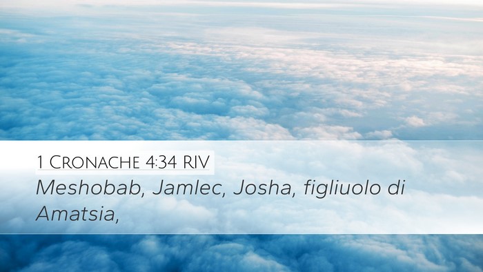 1 Cronache 4:34 RIV Bible Verse Image