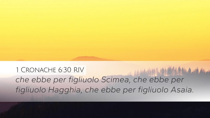 1 Cronache 6:30 RIV Desktop Wallpaper - che ebbe per figliuolo Scimea, che ebbe per - Desktop Bible Verse Wallpaper