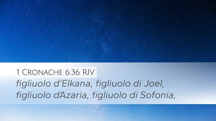 1 Cronache 6:36 RIV Desktop Wallpaper - figliuolo d’Elkana, figliuolo di Joel, - Desktop Bible Verse Wallpaper