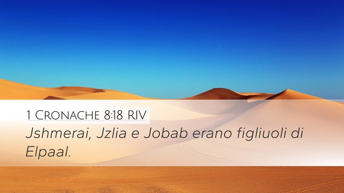 1 Cronache 8:18 RIV Desktop Wallpaper - Jshmerai, Jzlia e Jobab erano figliuoli di - Desktop Bible Verse Wallpaper