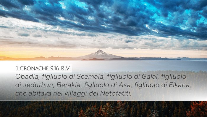 1 Cronache 9:16 RIV Bible Verse Image