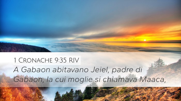 1 Cronache 9:35 RIV Bible Verse Image