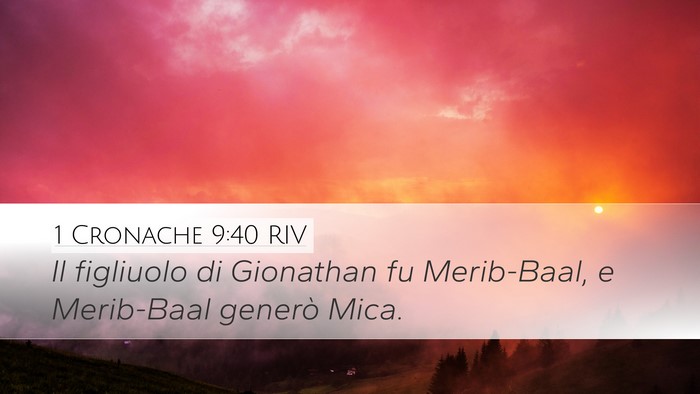 1 Cronache 9:40 RIV Bible Verse Image