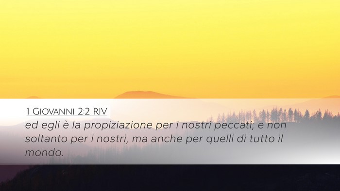 1 Giovanni 2:2 RIV Bible Verse Image