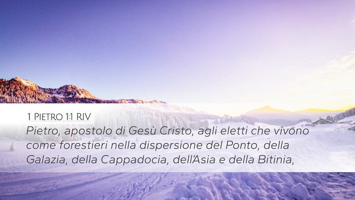 1 Pietro 1:1 RIV Bible Verse Image