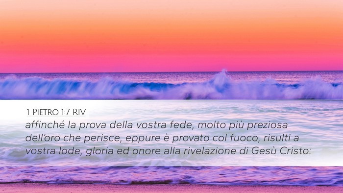 1 Pietro 1:7 RIV Bible Verse Image