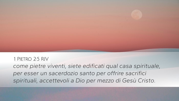 1 Pietro 2:5 RIV Bible Verse Image