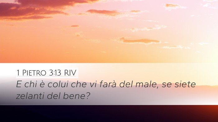 1 Pietro 3:13 RIV Bible Verse Image