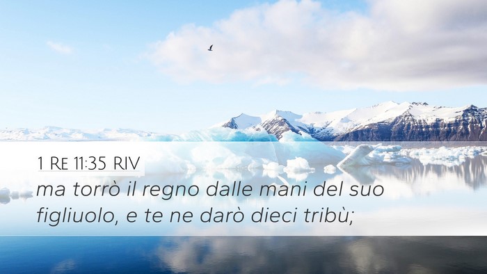 1 Re 11:35 RIV Bible Verse Image