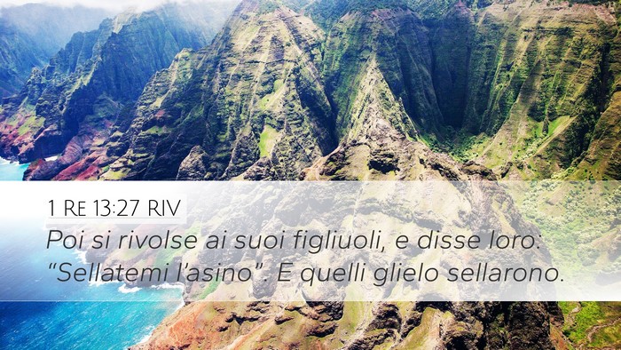 1 Re 13:27 RIV Bible Verse Image