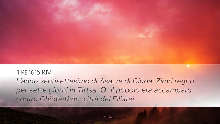 1 Re 16:15 RIV Bible Verse Image