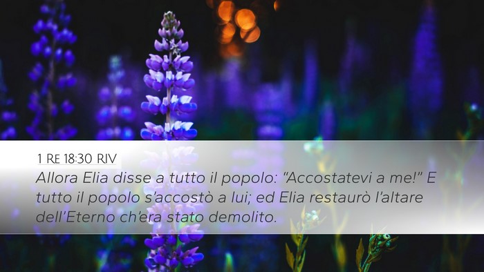 1 Re 18:30 RIV Bible Verse Image