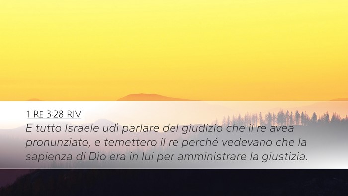 1 Re 3:28 RIV Bible Verse Image