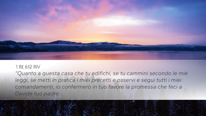 1 Re 6:12 RIV Bible Verse Image
