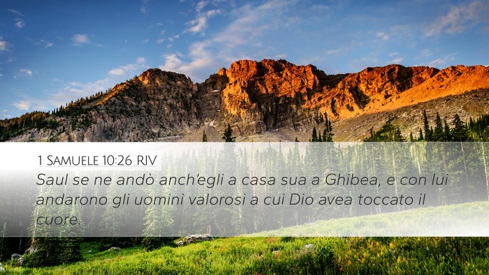 1 Samuele 10:26 RIV Bible Verse Image