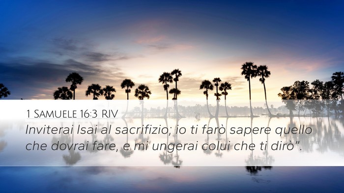 1 Samuele 16:3 RIV Bible Verse Image